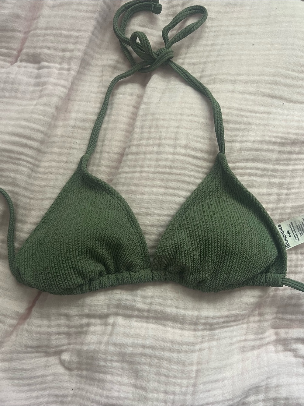 Triangle bikini top